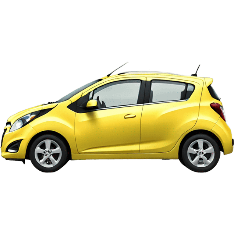 light yellow chevrolet spark emoji