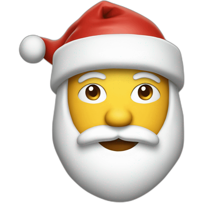 claus on the screen emoji