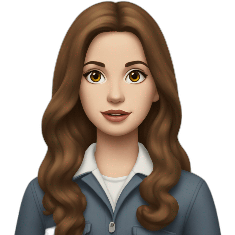 Lana del Rey going to school emoji