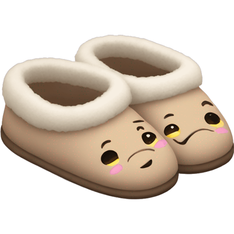 Cute slippers emoji