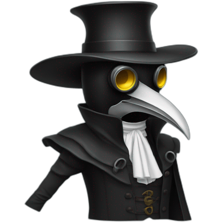 partying plague doctor emoji