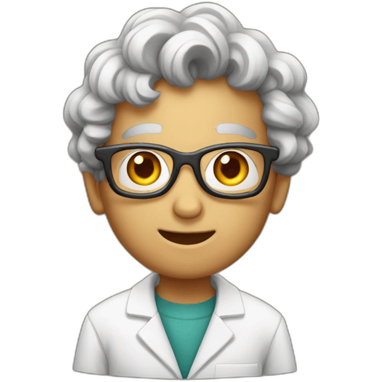 scientist on halloween emoji