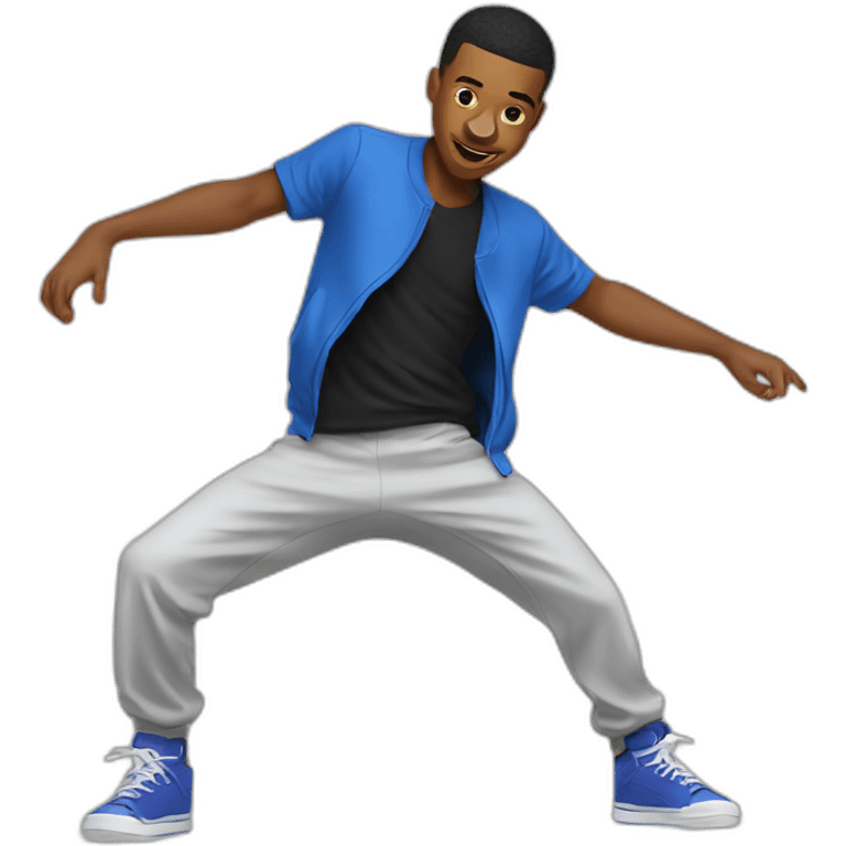 Breakdance boy emoji