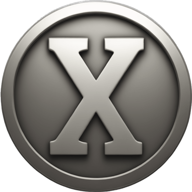 x coin emoji