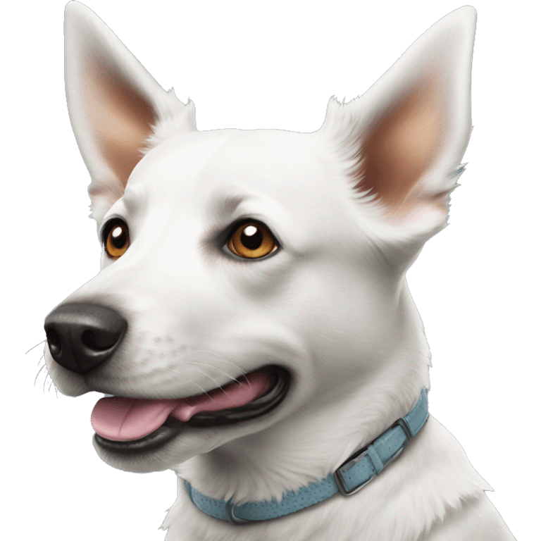 white australian cattle dog emoji