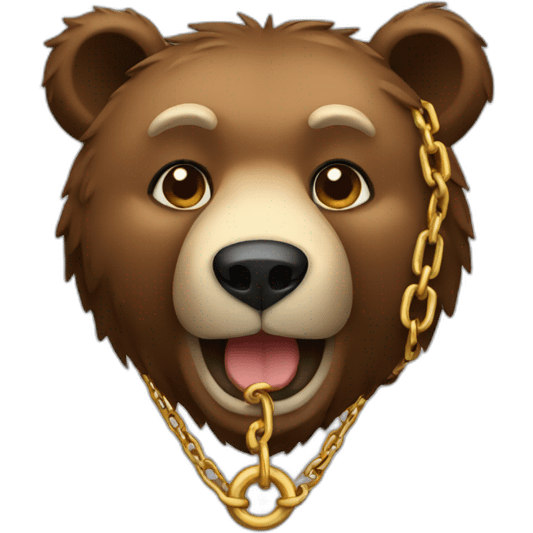 bear chain emoji