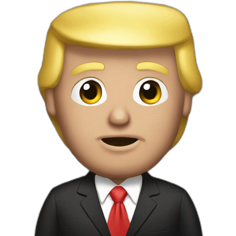 donald trump building a wall emoji