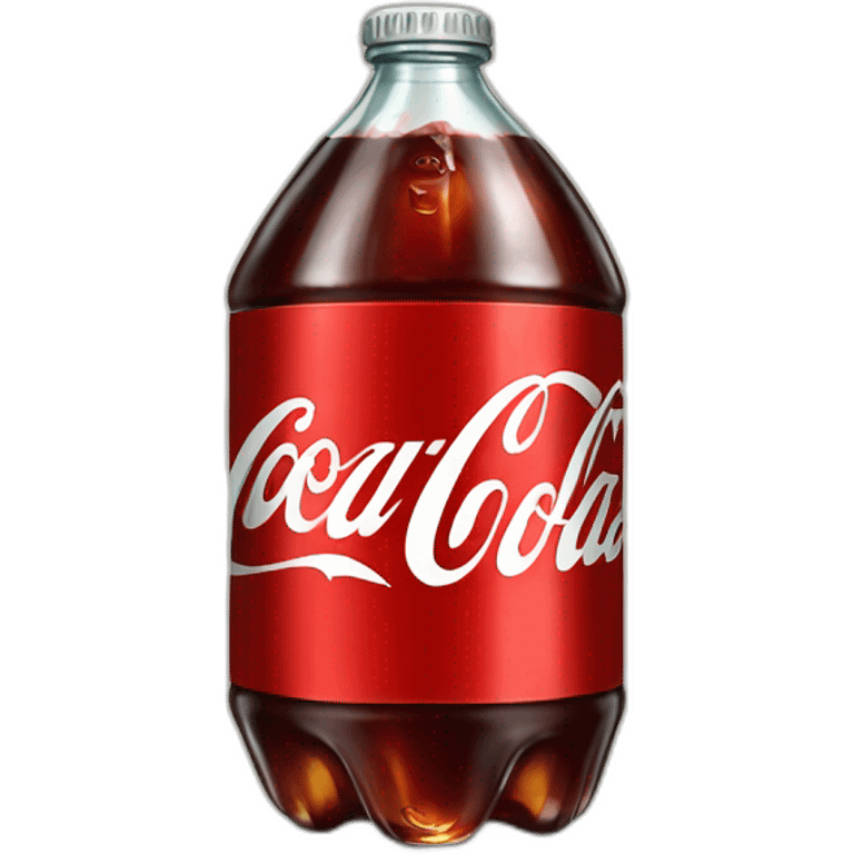 Bottole of coca cola emoji