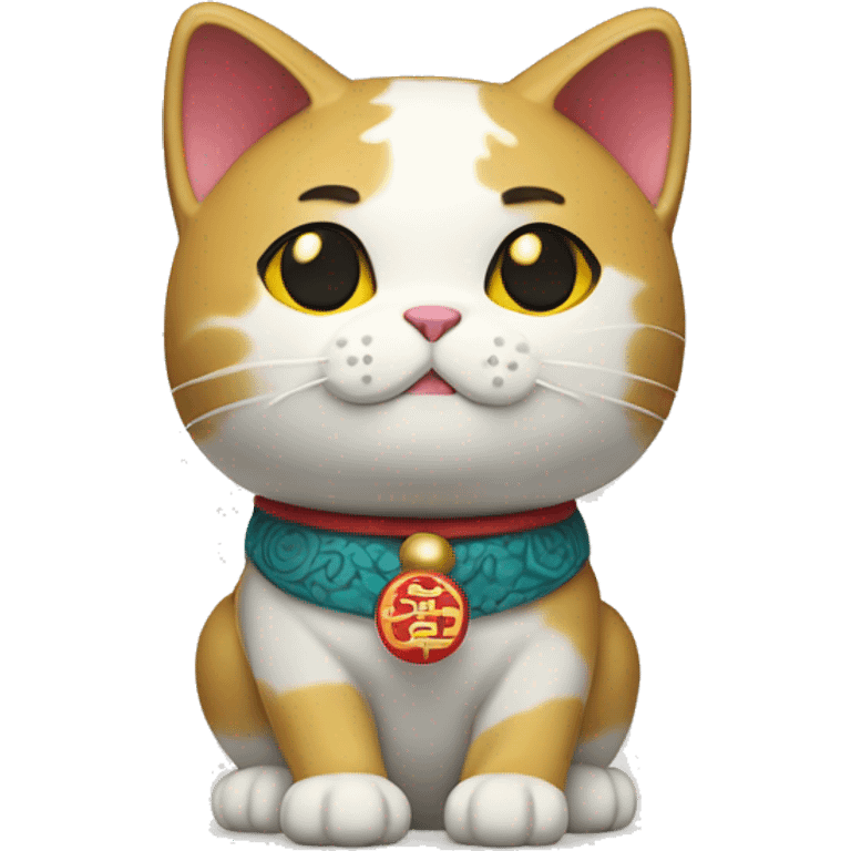 japanise cat maneki neko  emoji