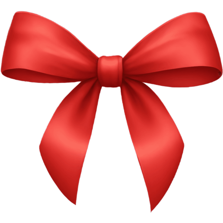 Red bow emoji