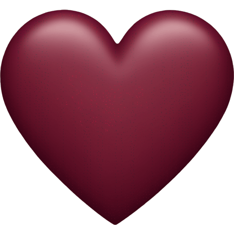 Maroon heart  emoji