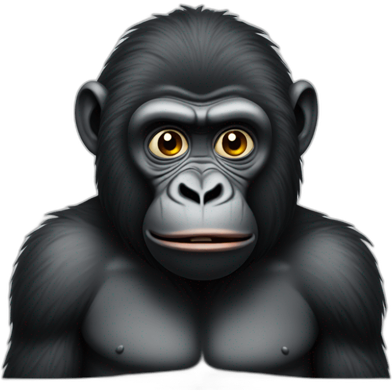 Confused gorila 🦍  emoji