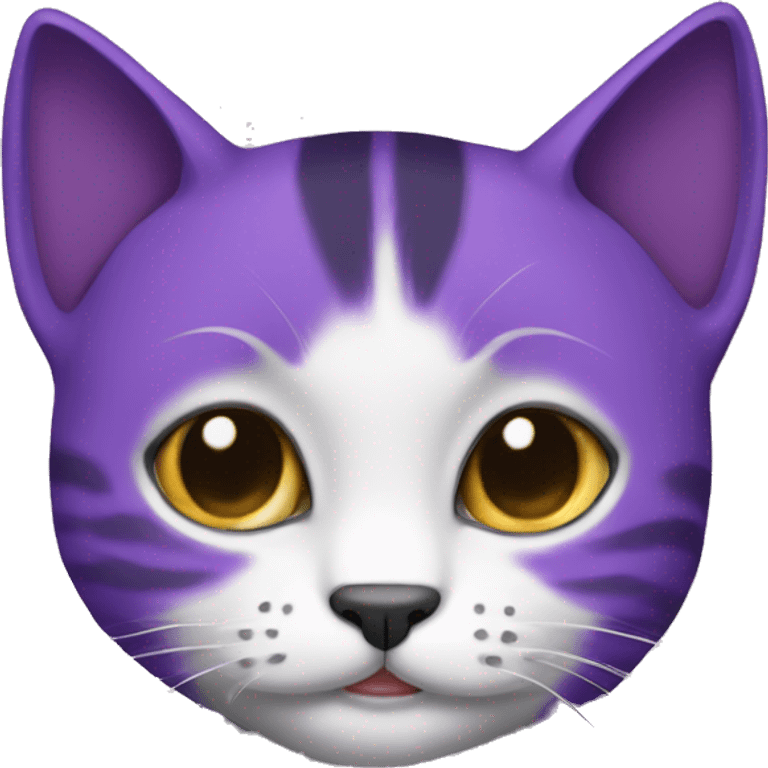 Gato morado emoji