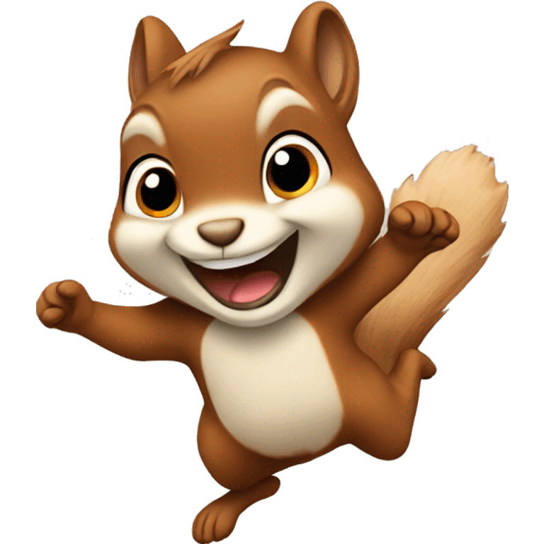 jumping squirrel emoji