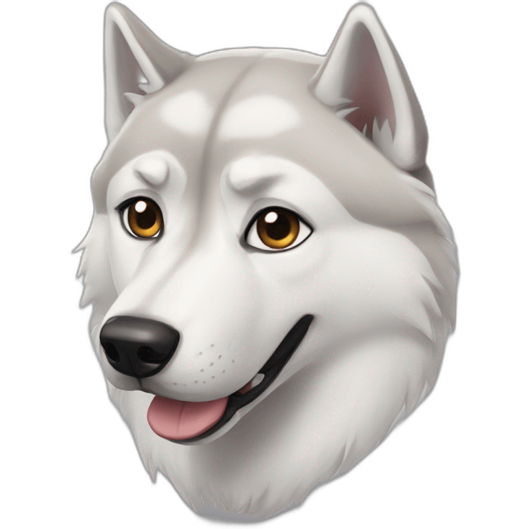 syberian husky emoji