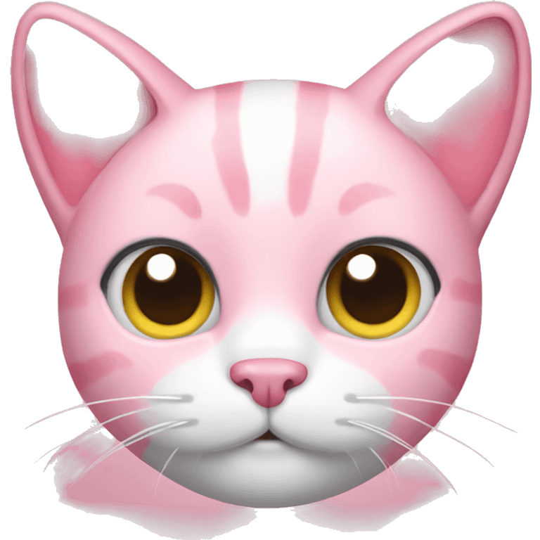 Pink cat emoji