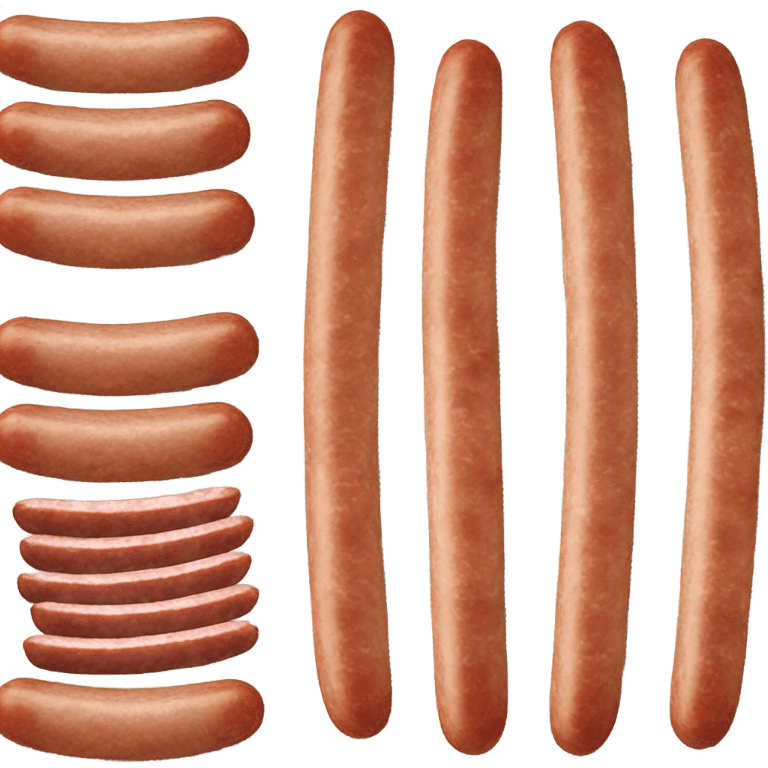 Cut sausage emoji