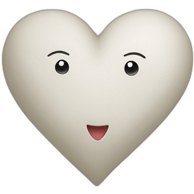 Heart on poulp emoji