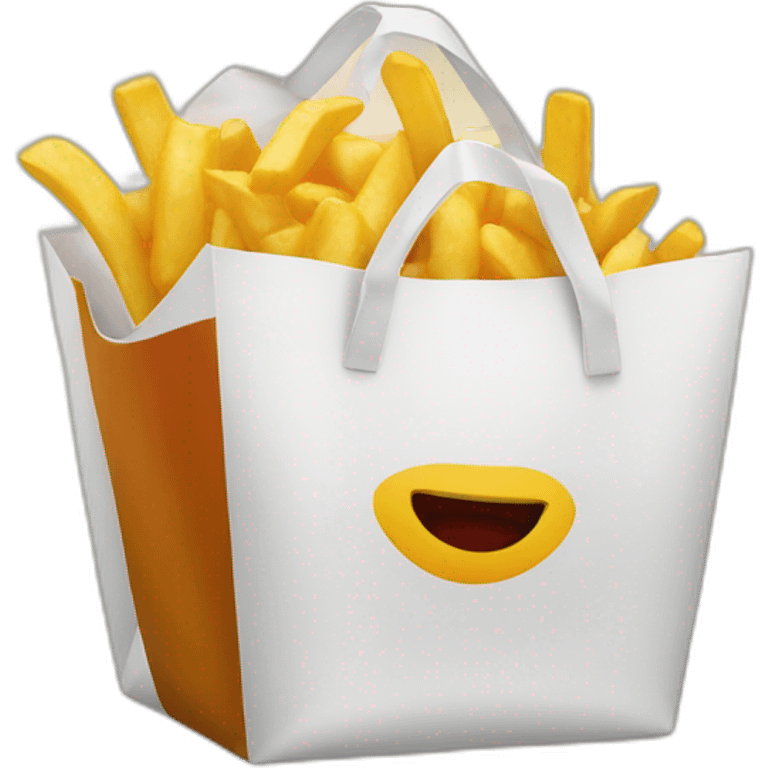 Mc donalds bag emoji