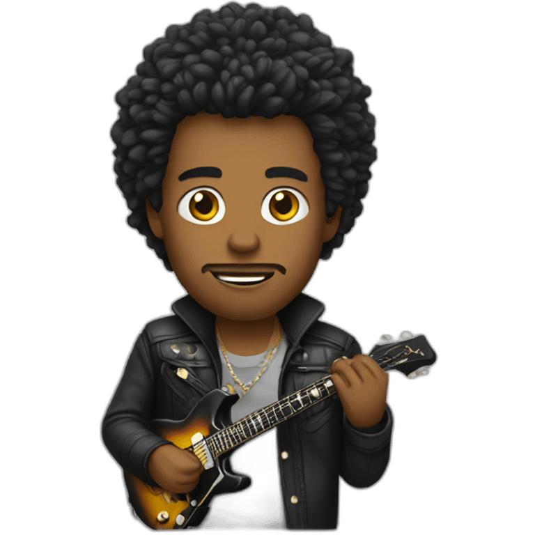 a rockstar emoji