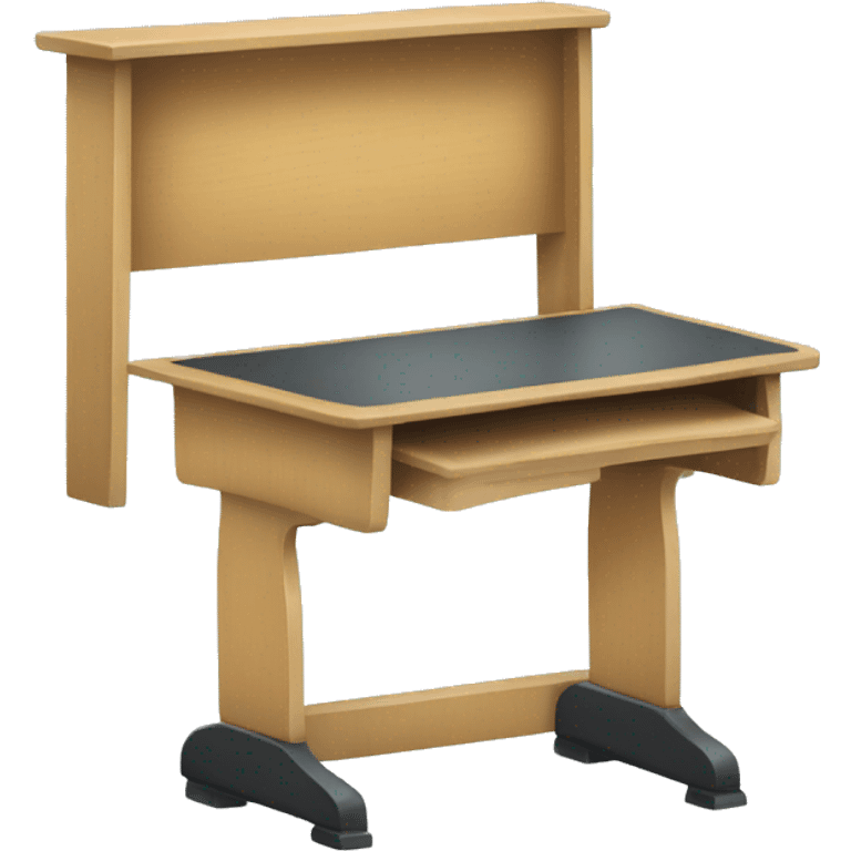 elementary school classroom desk emoji