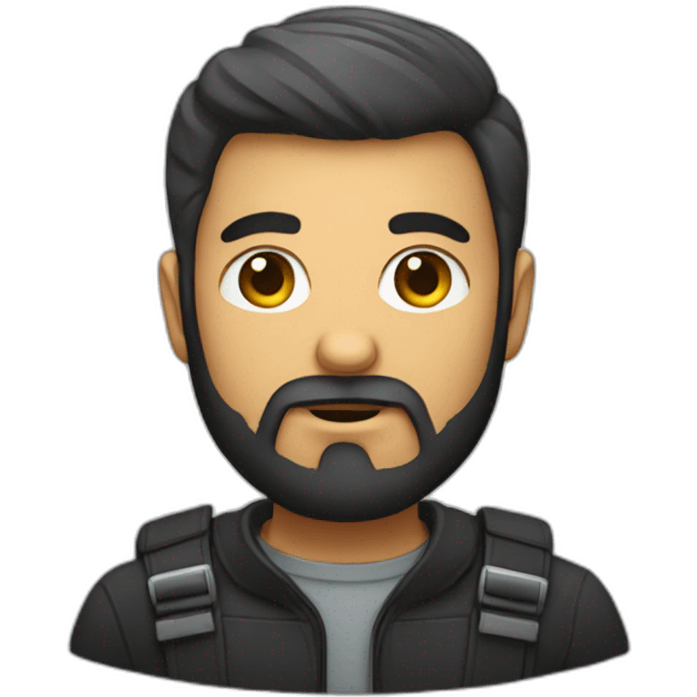 mac developer with beard emoji