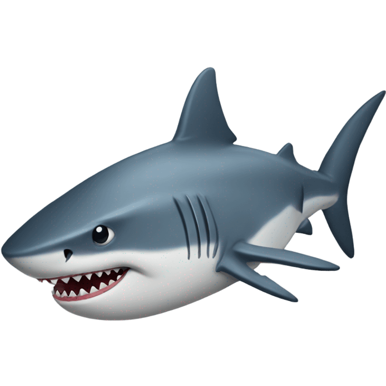 Working shark emoji