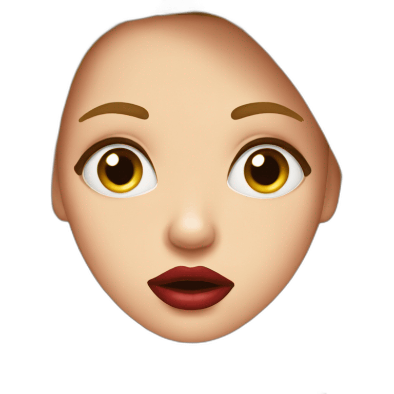 girl-with-manicure-red-lips-and-blond-hair-is-shocked emoji