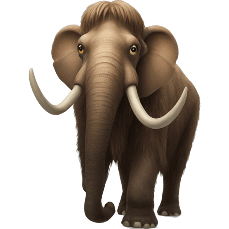 Hyper realistic mammoth  emoji