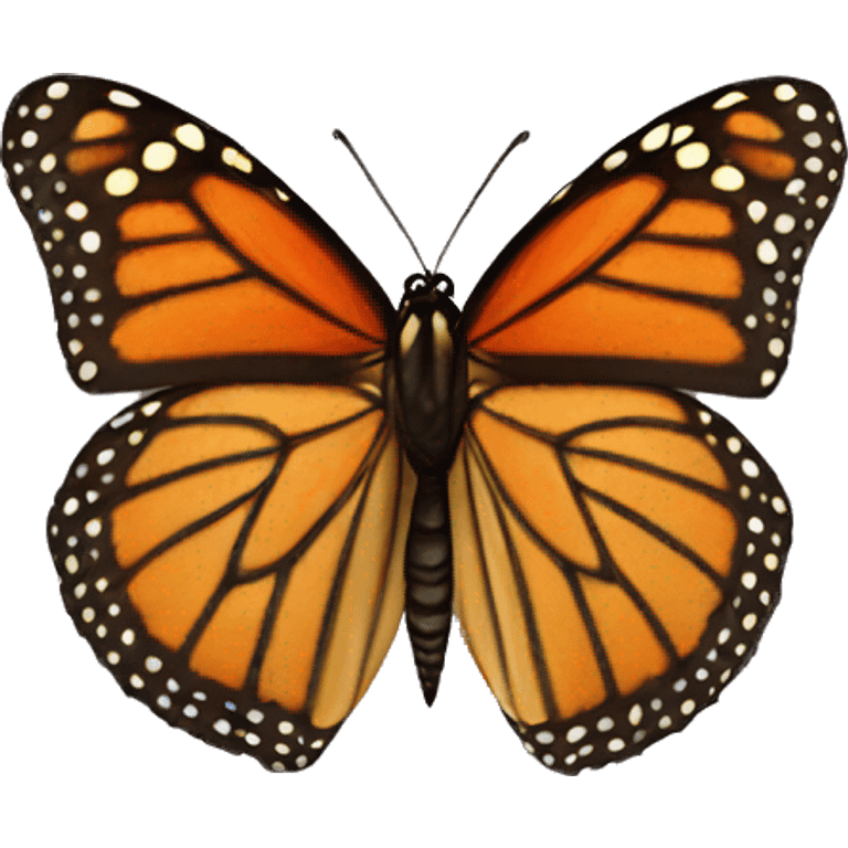 Tan monarch butterfly  emoji