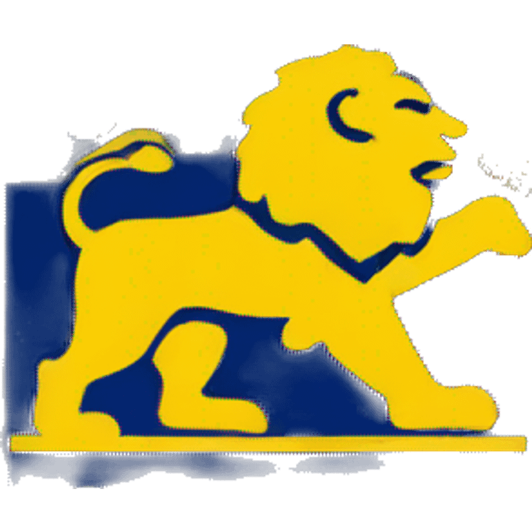 Michigan Lions football flag emoji