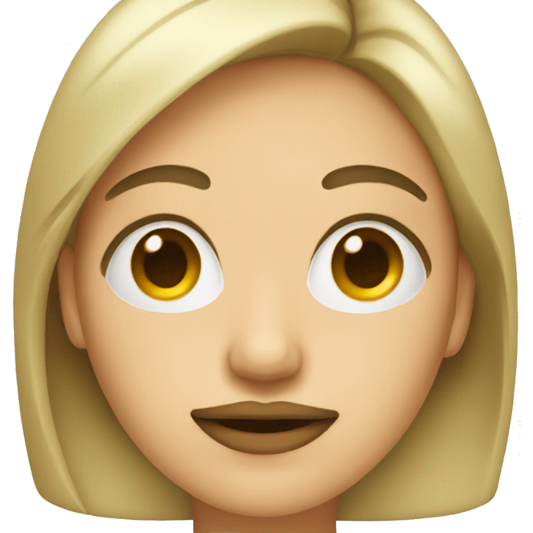 Woman with mustache  emoji