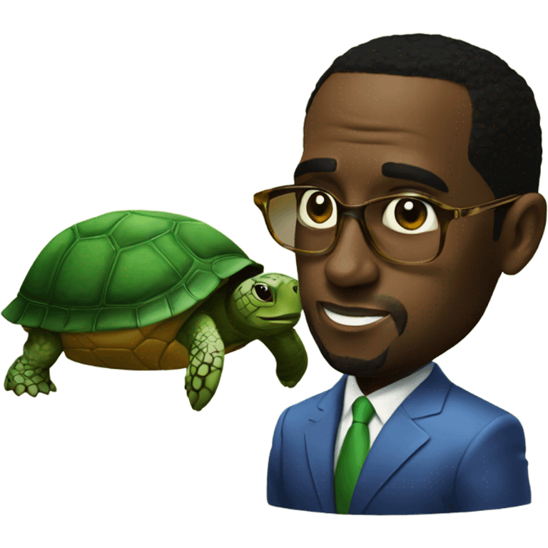 p diddy with a turtle emoji