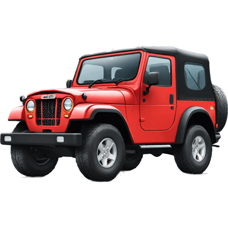 Mahindra Thar emoji