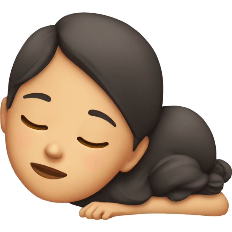 sleeping girl emoji