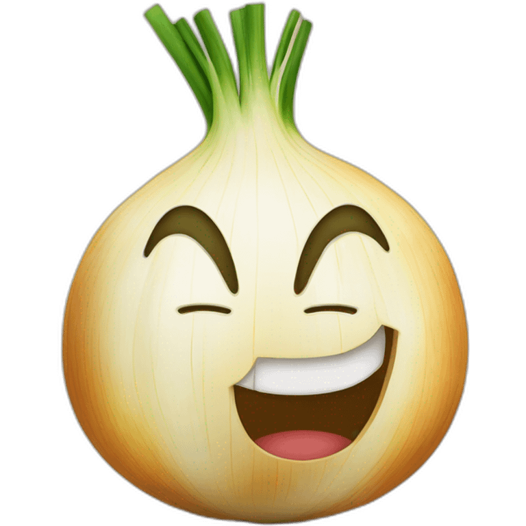 onion cut in half smiling emoji