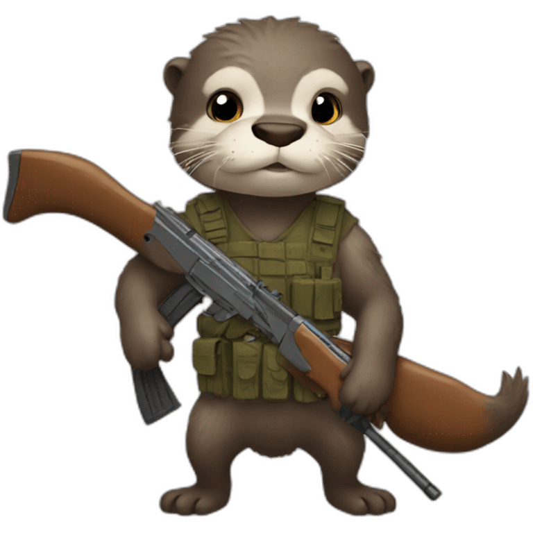 Otter rambo emoji