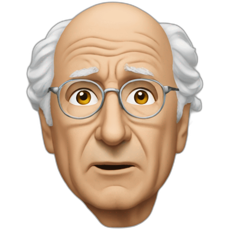 larry david aggrieved emoji