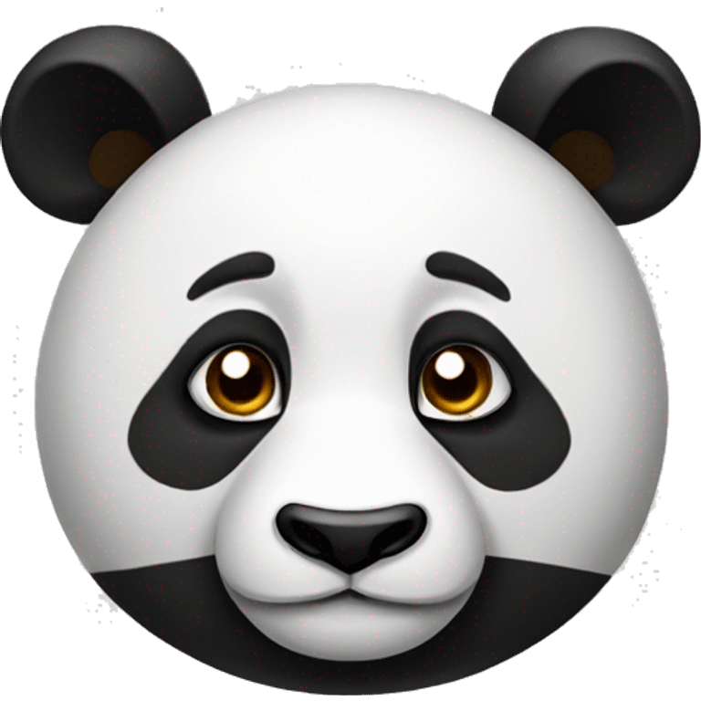 Lazy panda emoji