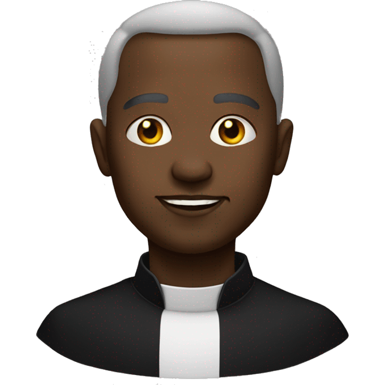 Black priest  emoji