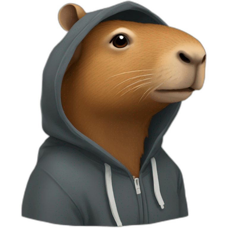 capibara in hoodie emoji