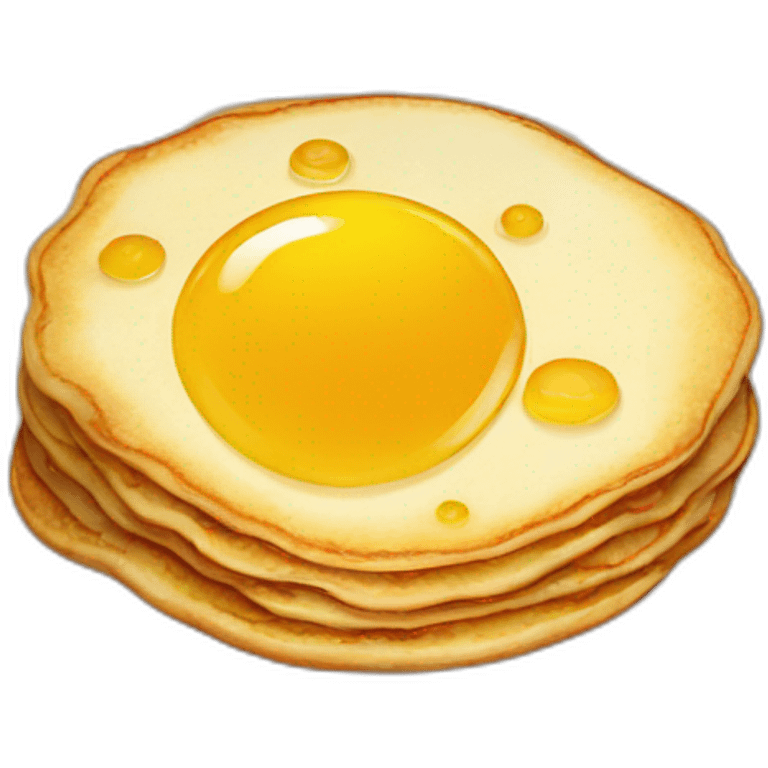 pancake marble sirup emoji