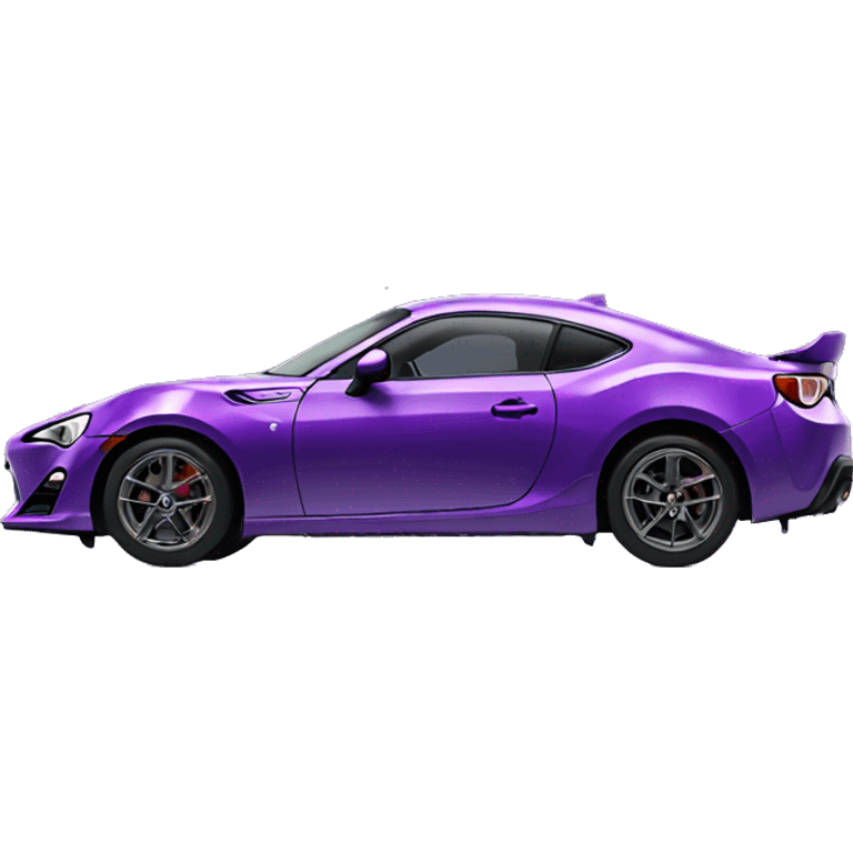 purple gt86 with a spoiler  emoji