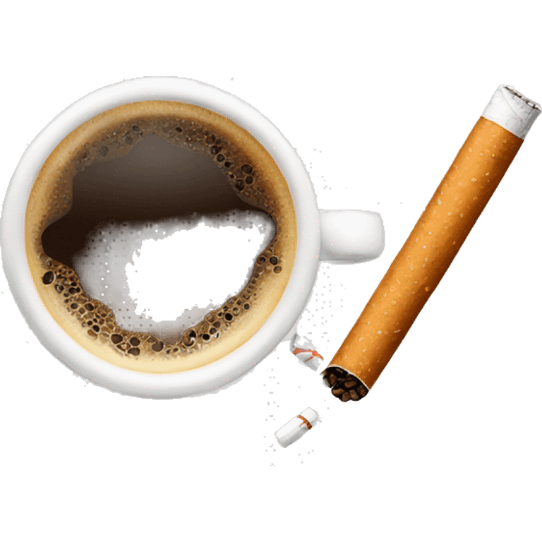 coffe and a cigarette  emoji