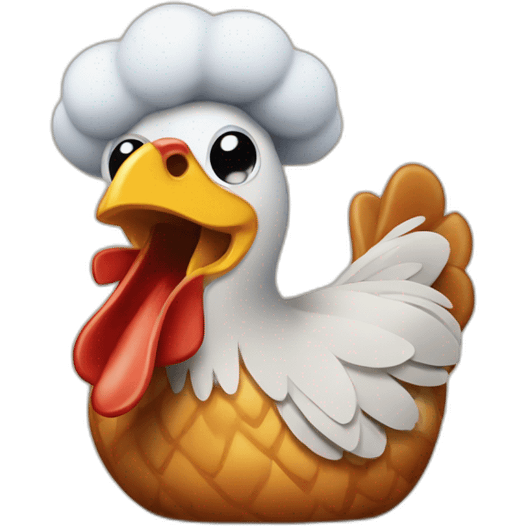 grill ed chicken emoji