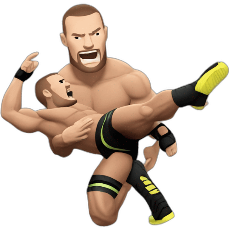 Wwe Randy Orton hitting RKO emoji