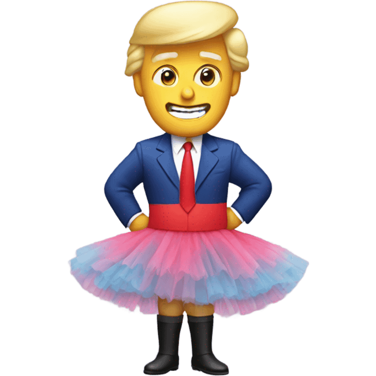 trump in tutu emoji