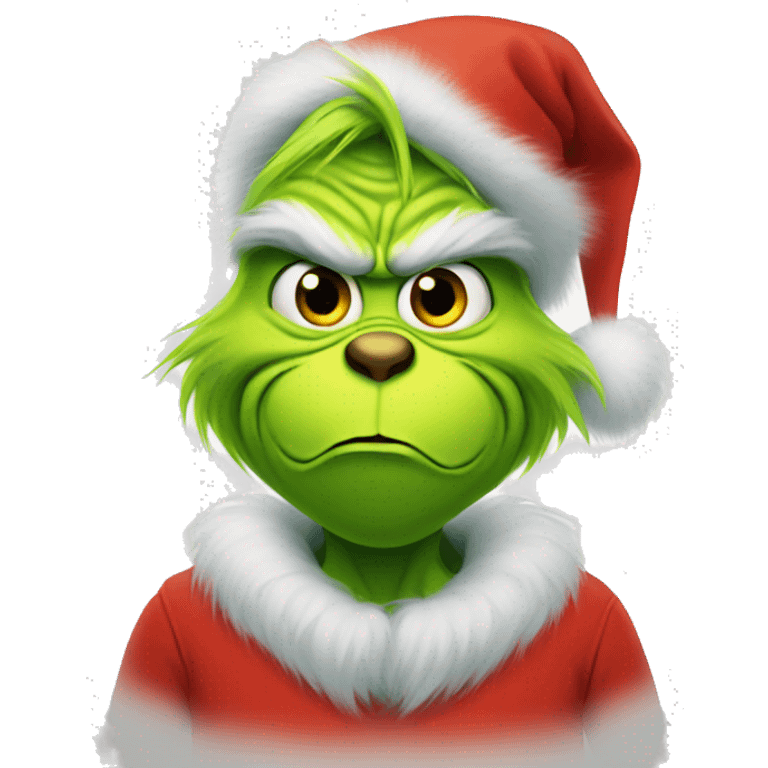 cartoon grinch emoji