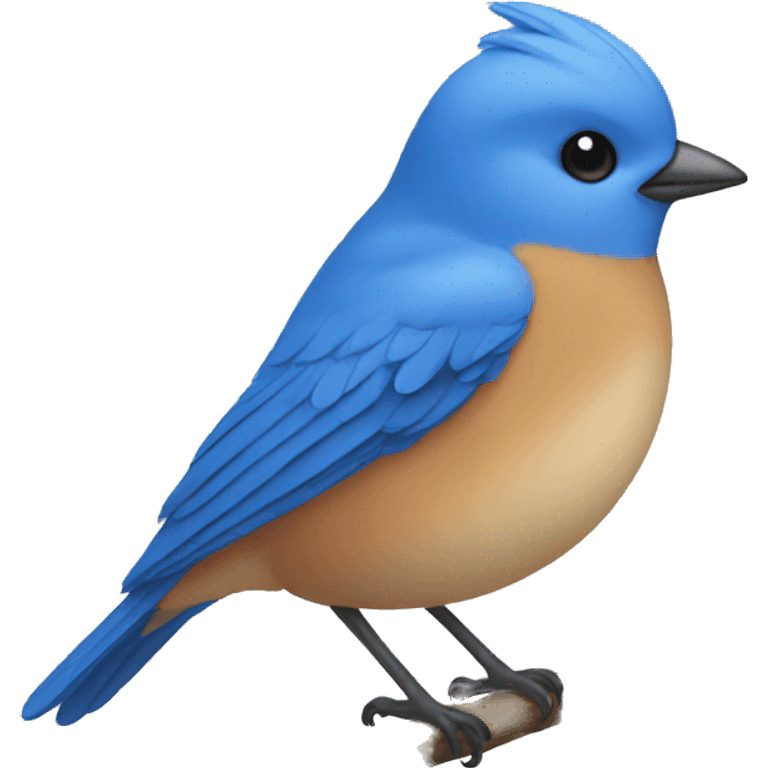 Blue bird emoji