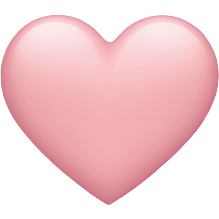 Baby pink heart emoji